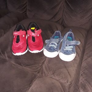 2 pr lot of toddler boy or girl shoes